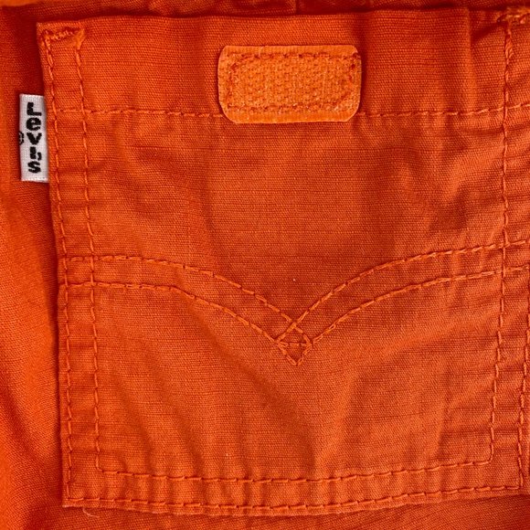 LEVI'S San Francisco Orange Cargo Pocket Shorts LVBA-492 - Picture 10 of 16
